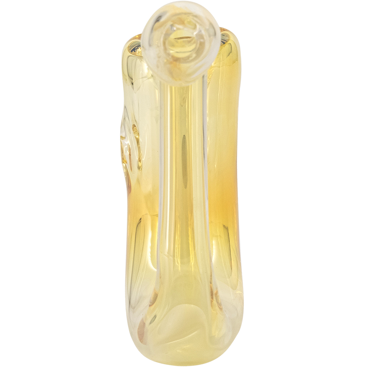 LA Pipes "Calabash" Fumed Glass Sherlock Hand Pipe, Color Changing, 4" Tall, USA Made