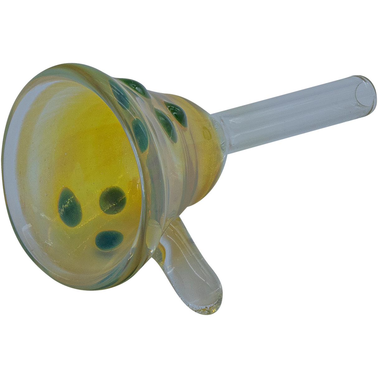 LA Pipes "Mission Bell" Pull-Stem Slide Bowl, Borosilicate Glass, Assorted Colors, Grommet Joint