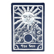 Polyresin The Sun Tarot Card Incense Burner, 3.5" x 5", Front View on White Background