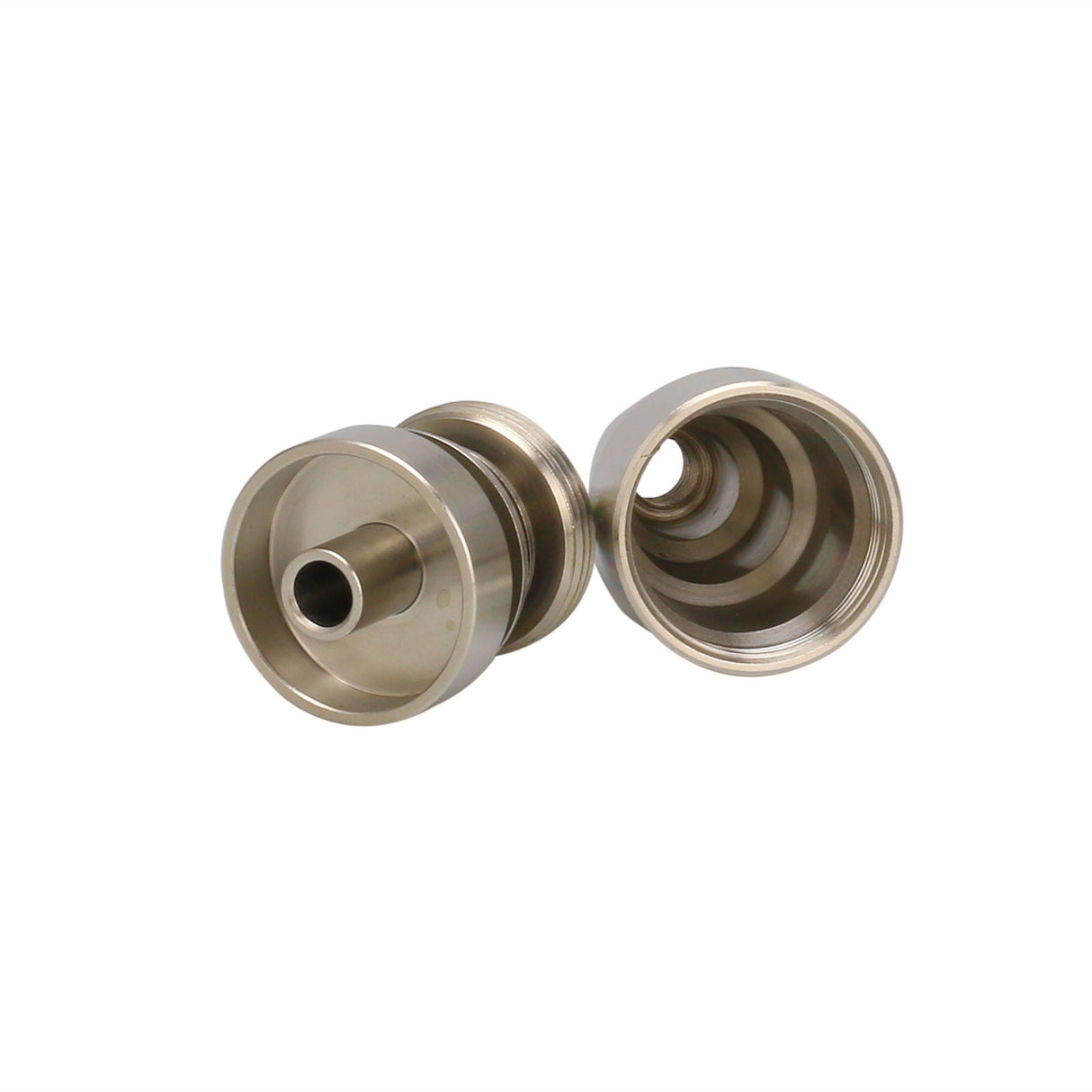 DankGeek Titanium Nail 6 in 1, versatile 10mm/14mm/18mm, male & female joint compatibility
