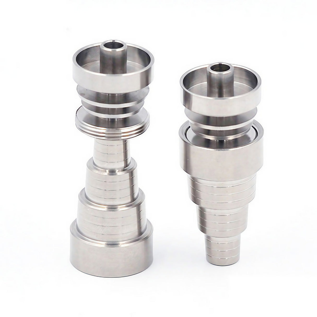 DankGeek Titanium Nail 6 in 1, adaptable for 10mm/14mm/18mm, Male & Female, durable design