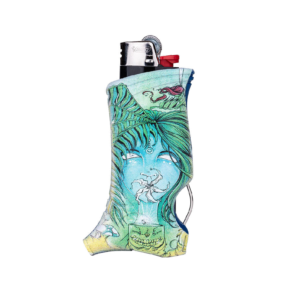 Assorted Sean Dietrich Toker Poker Lighter Sleeves 25-Pack, vibrant artwork, front view