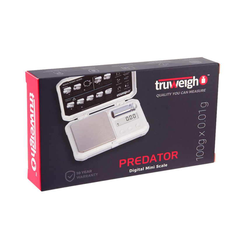 Truweigh Predator Digital Mini Scale | 100g x 0.01g