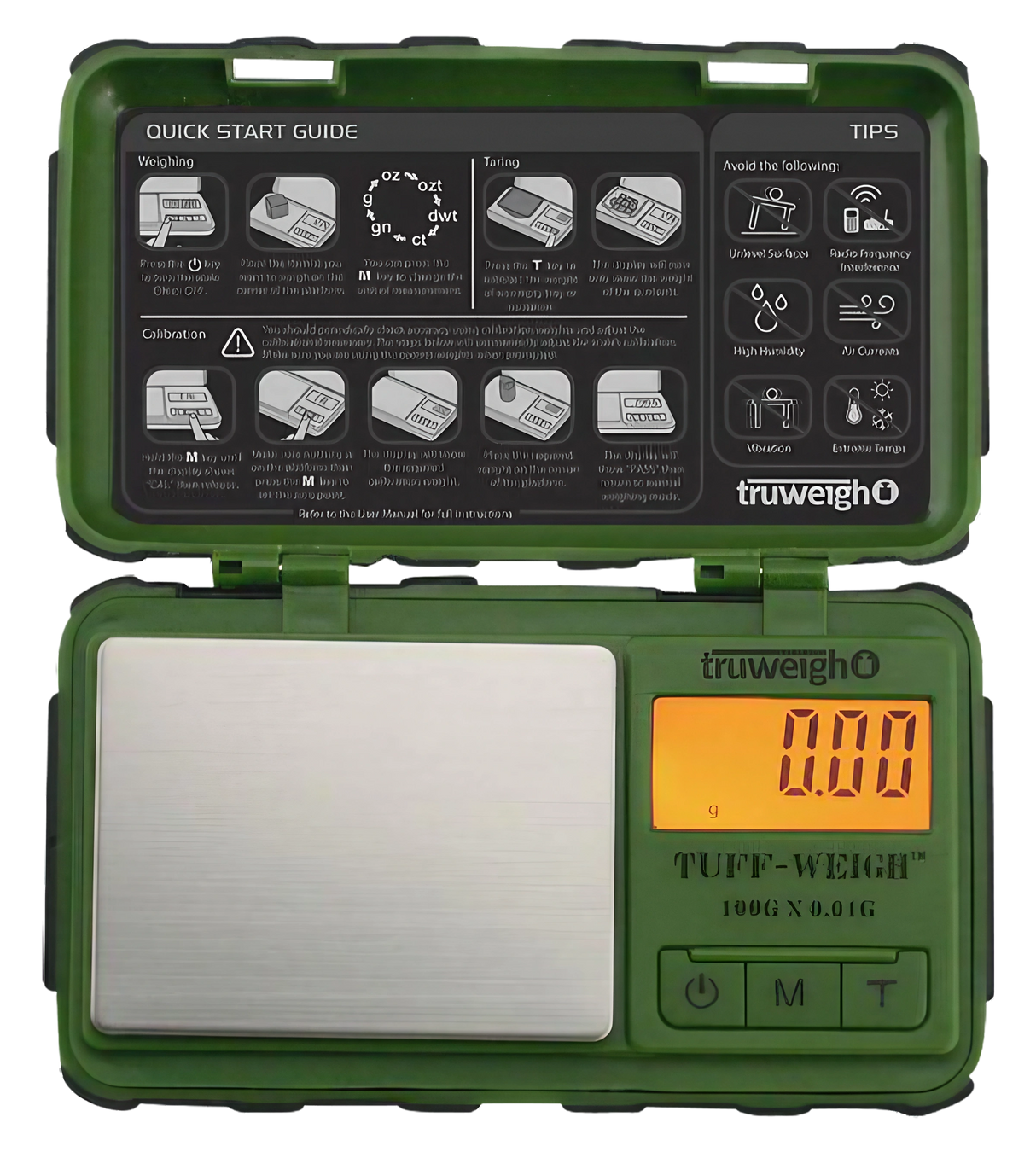 Truweigh Compact Precision Mini Scale - 100g x 0.01g
