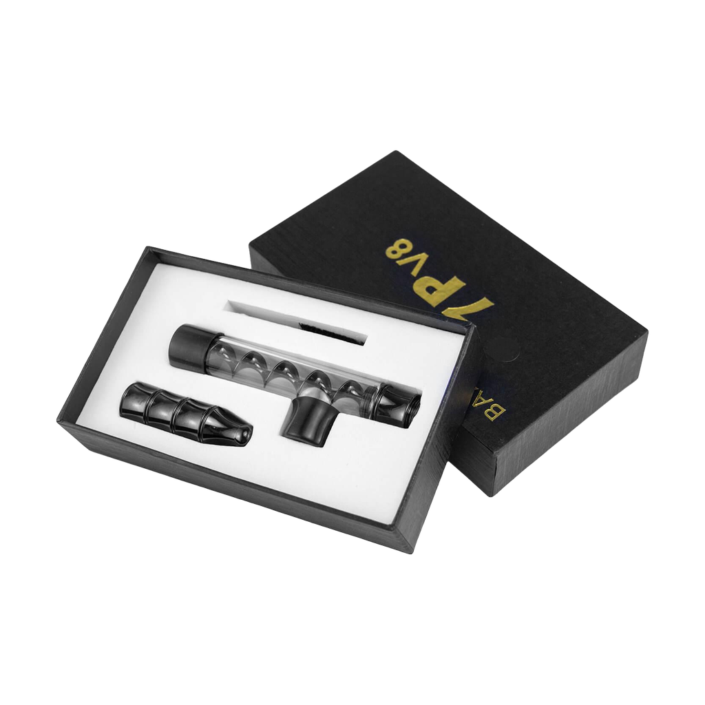 7Pipe Twisty Glass Blunt by PILOT DIARY in box, easy to load & clean, perfect for on-the-go