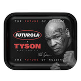 TYSON 2.0 x Futurola Metal Rolling Tray with Mike Tyson Design - Top View