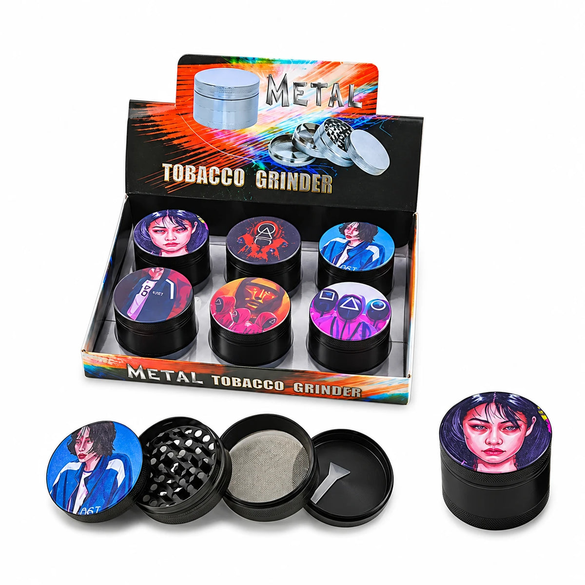 Novelty Grinder - Squids (2")