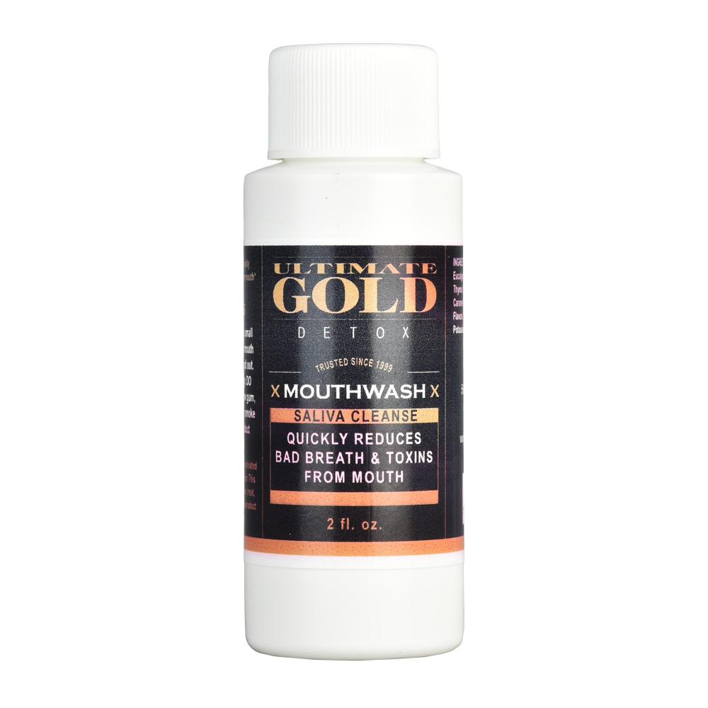 Ultimate Gold Saliva Cleanse Mouthwash 2oz - Compact, Portable Detox Solution