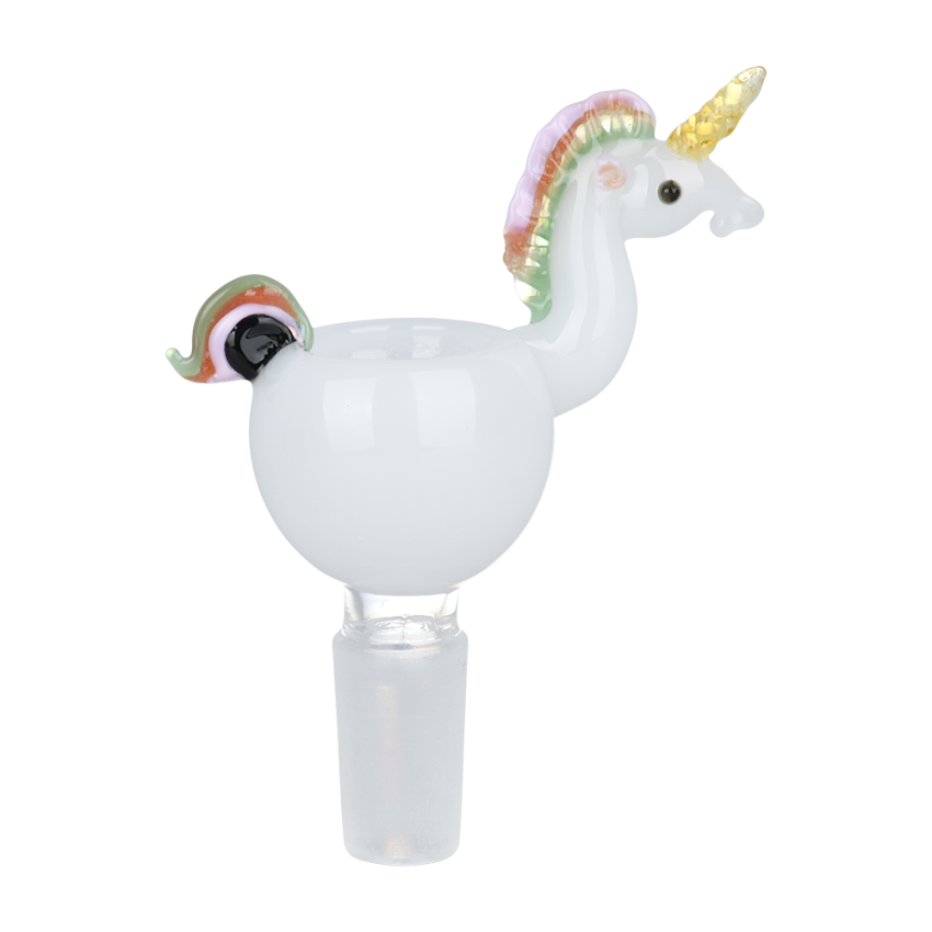 Unicorn Glass Herb Slide | 14mm M | 5ct Bundle