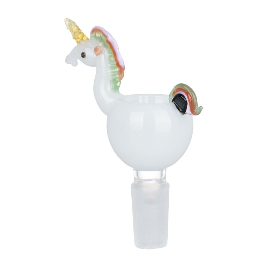 Unicorn Glass Herb Slide | 14mm M | 5ct Bundle