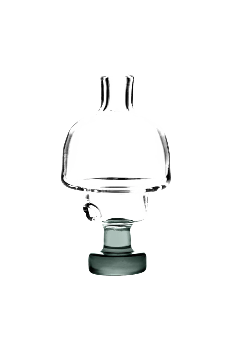 Borosilicate glass universal directional carb cap for dab rigs, bubble design, assorted colors