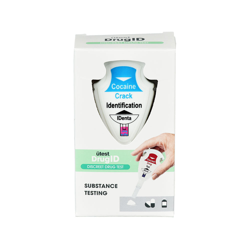 uTest Drug ID Testing Kit for Cocaine - Front View - Compact and Portable Design