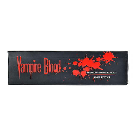 Vampire Blood Incense Sticks bundle, 100g, 6pc set on seamless black background