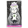 Wacky Bowlz Panda Ceramic Hand Pipe front view in packaging with whimsical design