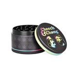 Wacky Grinderz 4pc Metal Herb Grinder, 2.5" with Cheech & Chong Design, Assorted Colors