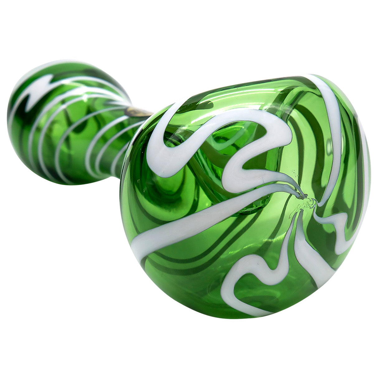 LA Pipes 'Warped Space' Color Glass Hand-Pipe, USA-made Spoon Design, 4.5 inch