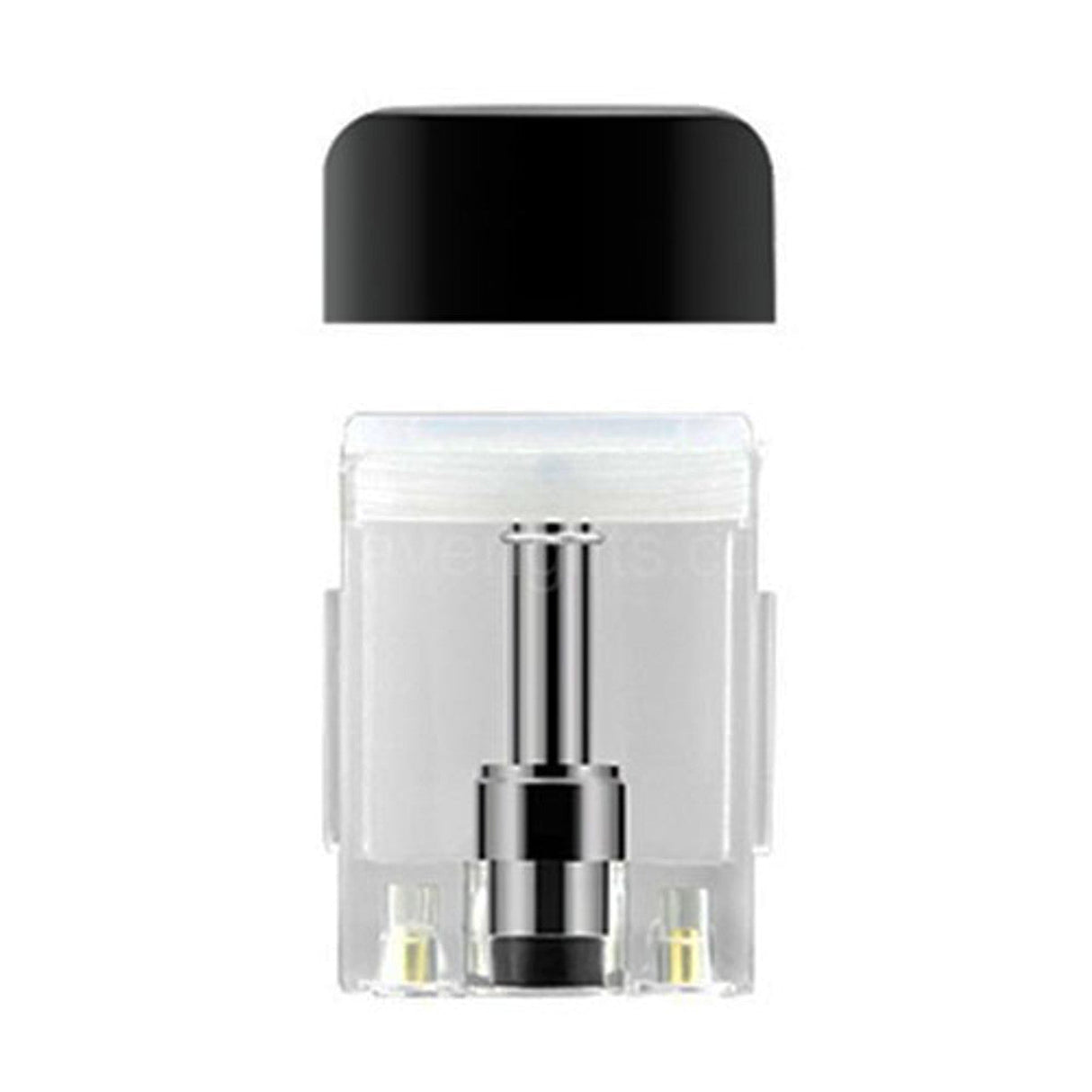 Wellon LUX Replacement Pod 4-pack, front view on seamless white background, compact design for vaporizers