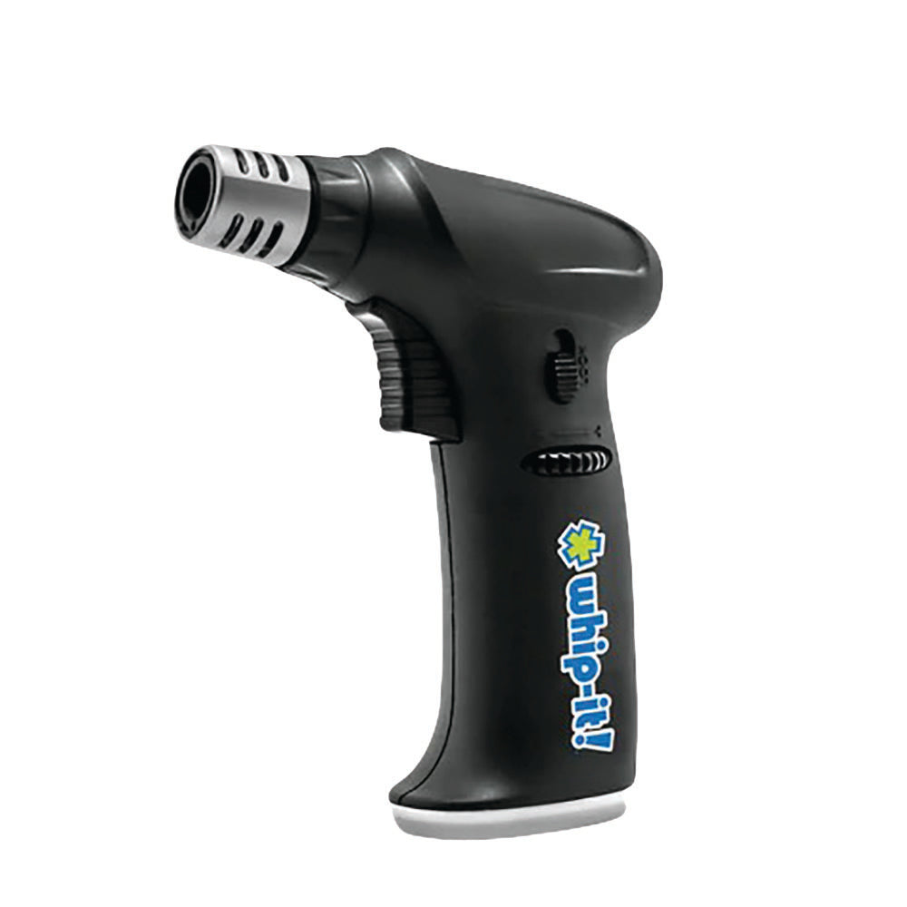 Whip-it Stealth Torch Lighter in Black - Portable Compact Design Side View