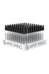 White Rhino Dab Straw Collectors pack, black silicone caps, clear borosilicate glass, portable