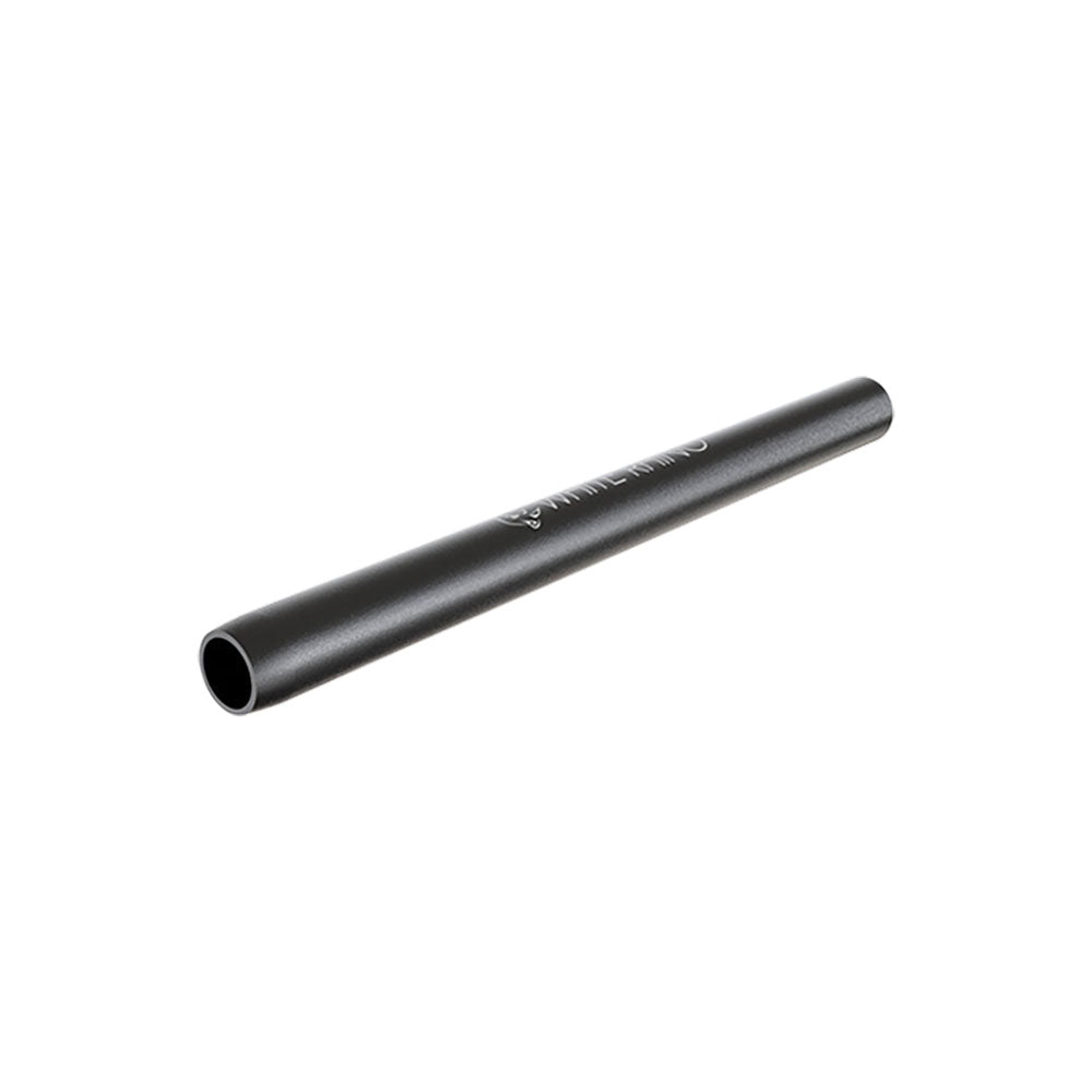 White Rhino Black Metal One Hitter, 3" Portable Chillum, 25pc Display, Front View