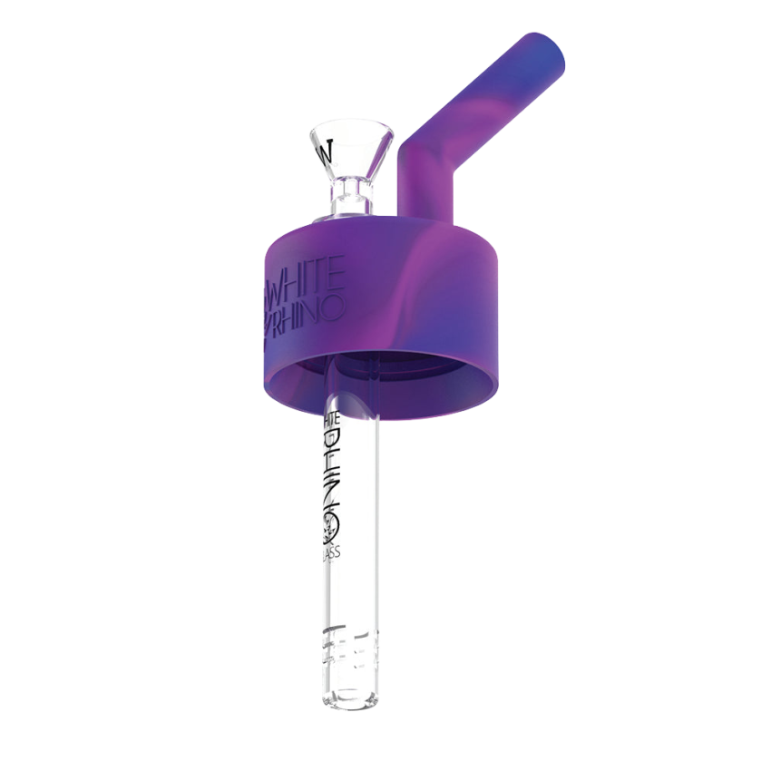 White Rhino Pop Top Can Water Pipe Adapter | 14mm F | 4ct Display