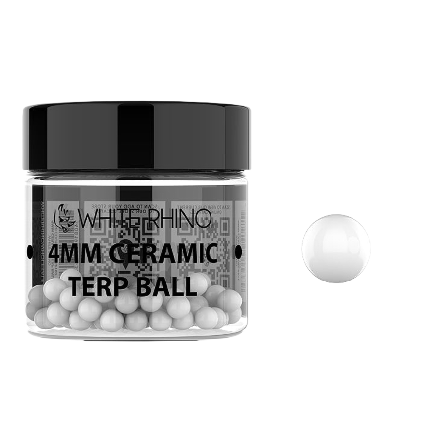 White Rhino Terp Balls | 4mm | 50ct Jar