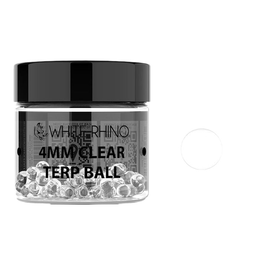 White Rhino Terp Balls | 4mm | 50ct Jar
