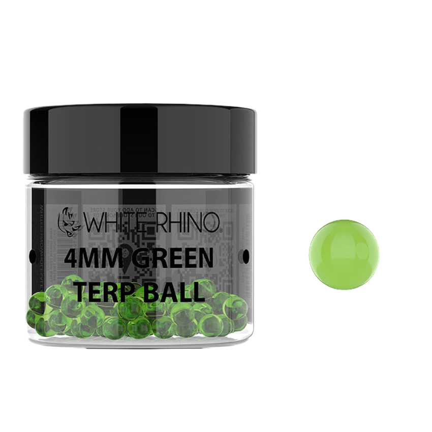 White Rhino Terp Balls | 4mm | 50ct Jar