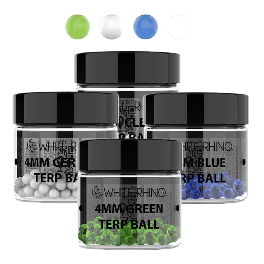 White Rhino Terp Balls | 4mm | 50ct Jar