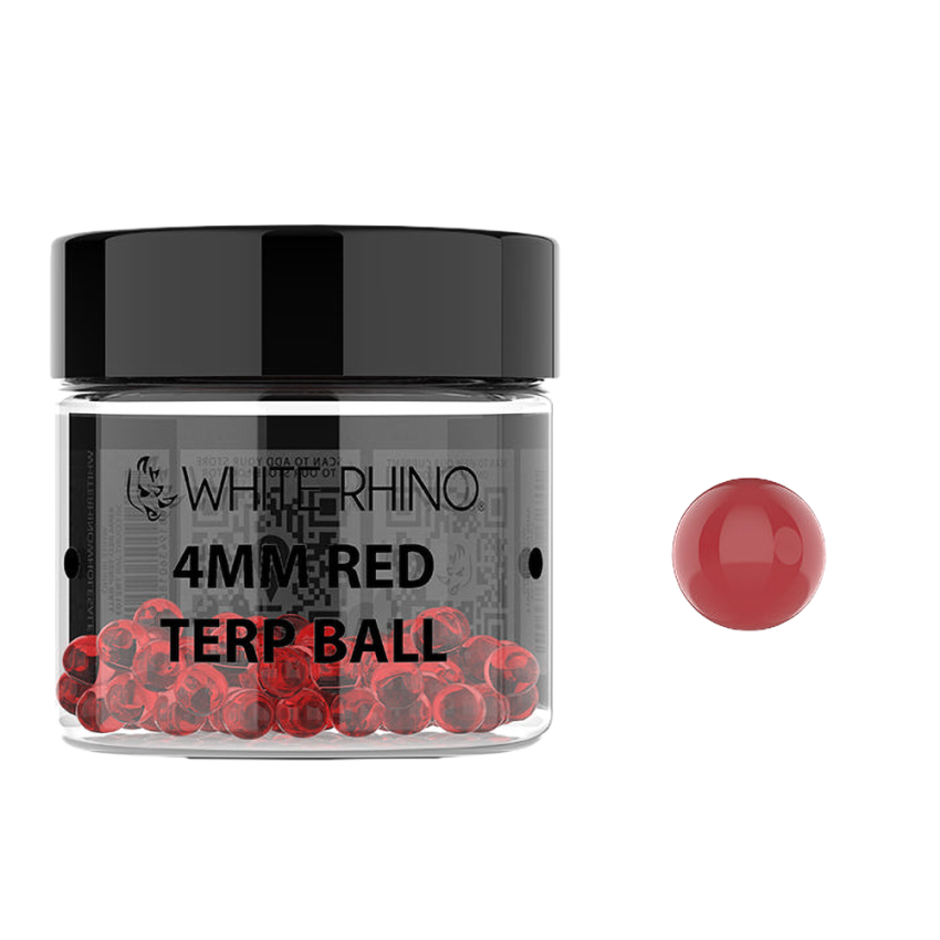 White Rhino Terp Balls | 4mm | 50ct Jar