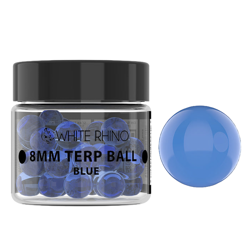 White Rhino Terp Balls | 8mm | 50ct Jar
