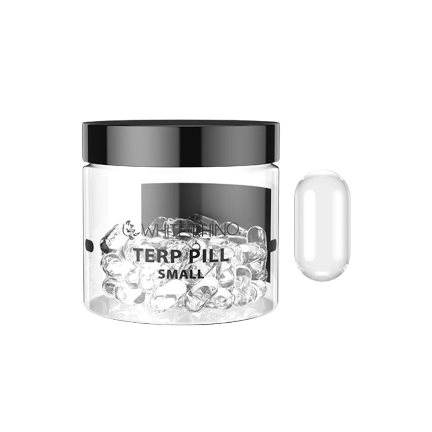 White Rhino Terp Pills | Small | 50ct Jar