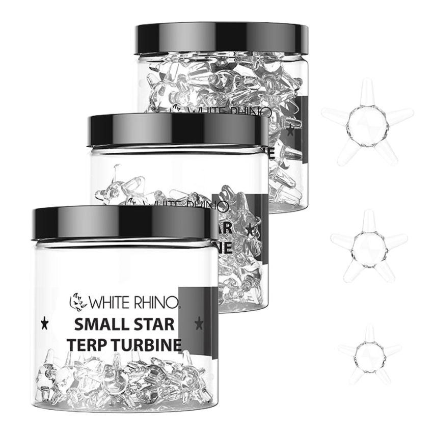 White Rhino Terp Turbine Stars | 25ct Jar