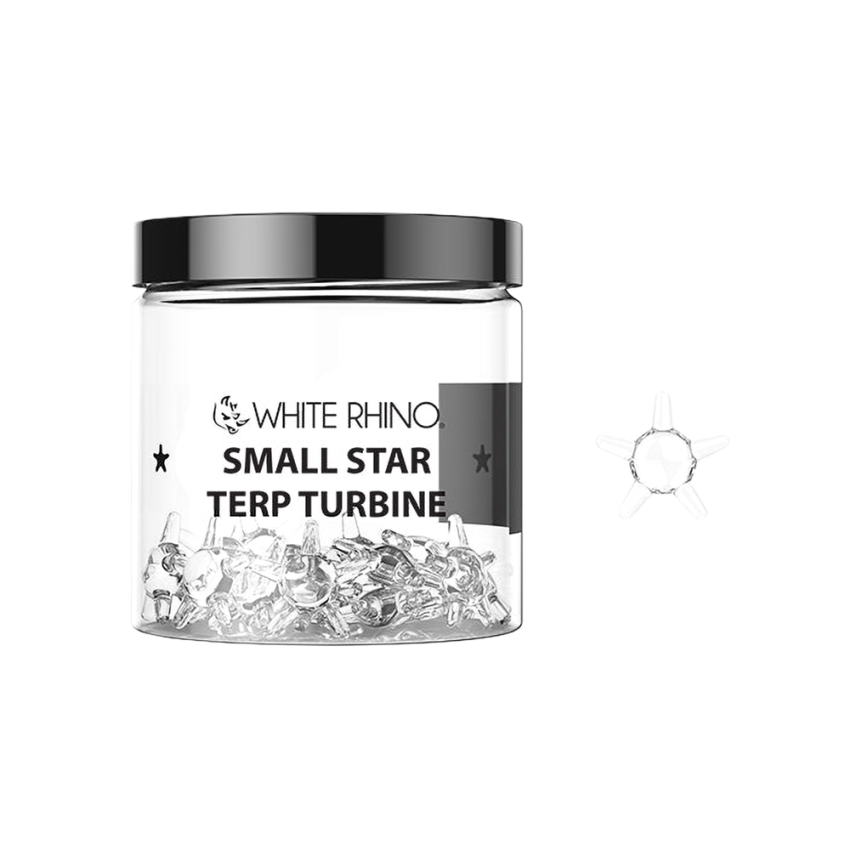 White Rhino Terp Turbine Stars | 25ct Jar