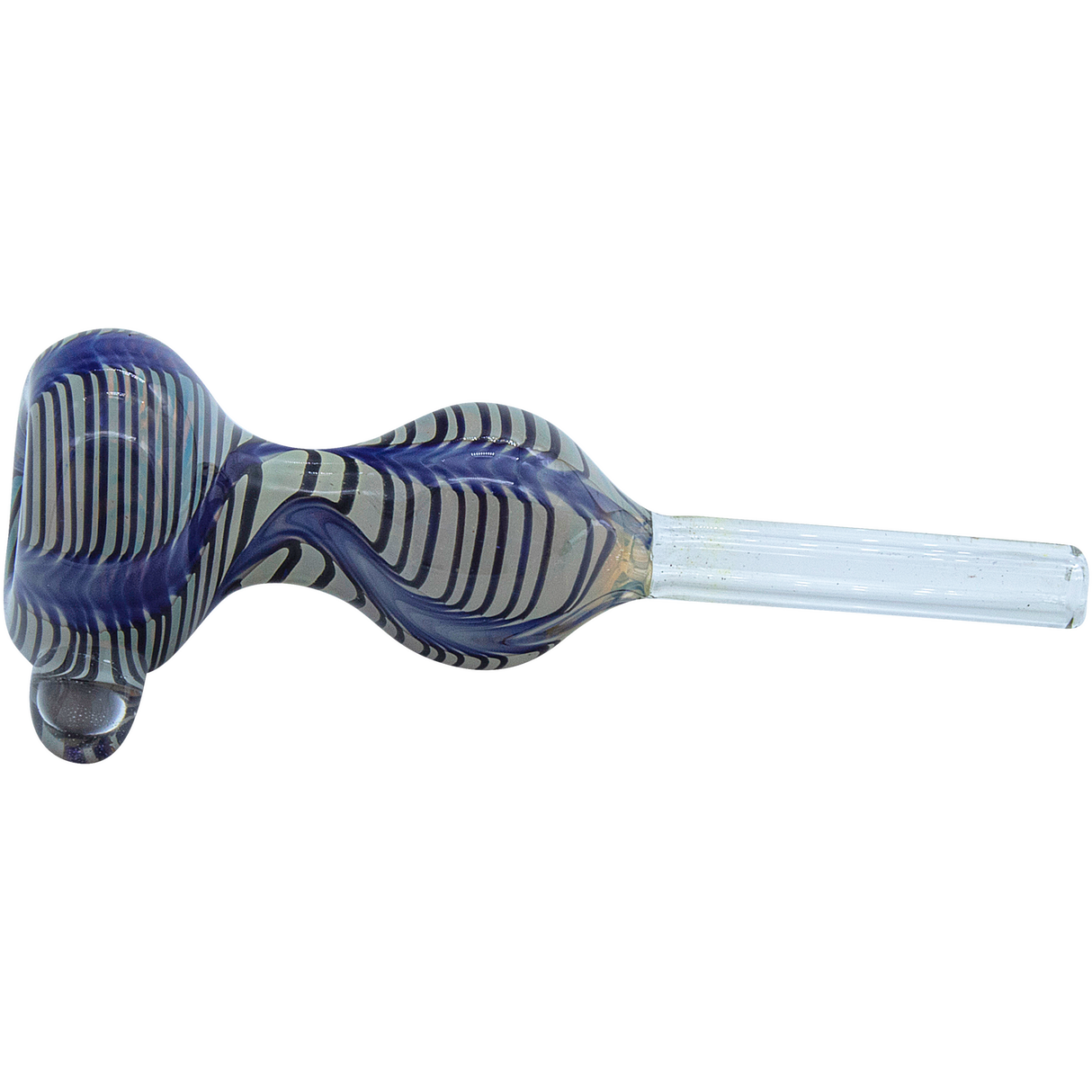 LA Pipes Wrap-n-Rake Bubble Pull-Stem Slide Bowl in Assorted Colors, Side View