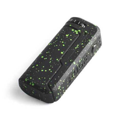 Wulf UNI Adjustable Cartridge Vaporizer in Black with Green Splatter Design, Portable Zinc Alloy