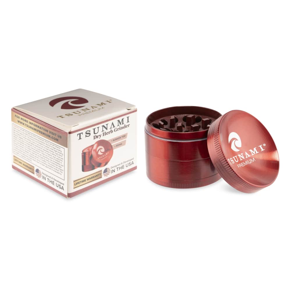Tsunami Sunken Top 2" 4-Piece Grinder