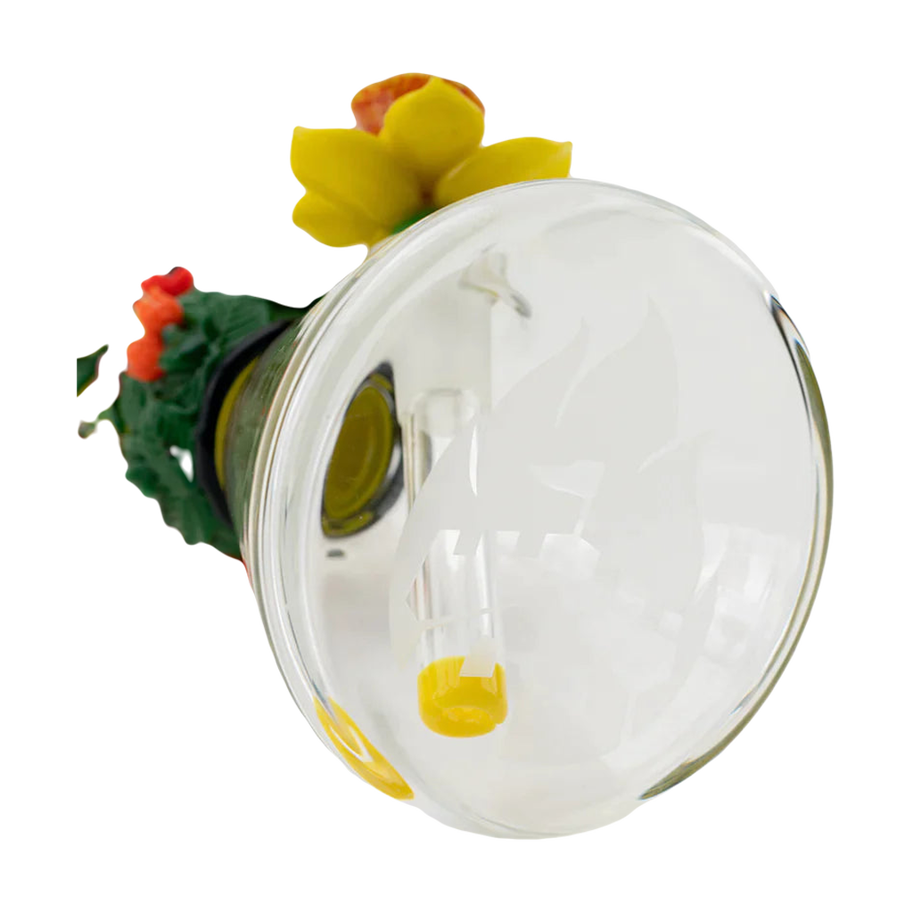 Empire Glassworks Sunshine Garden Beaker Water Pipe Bottom View