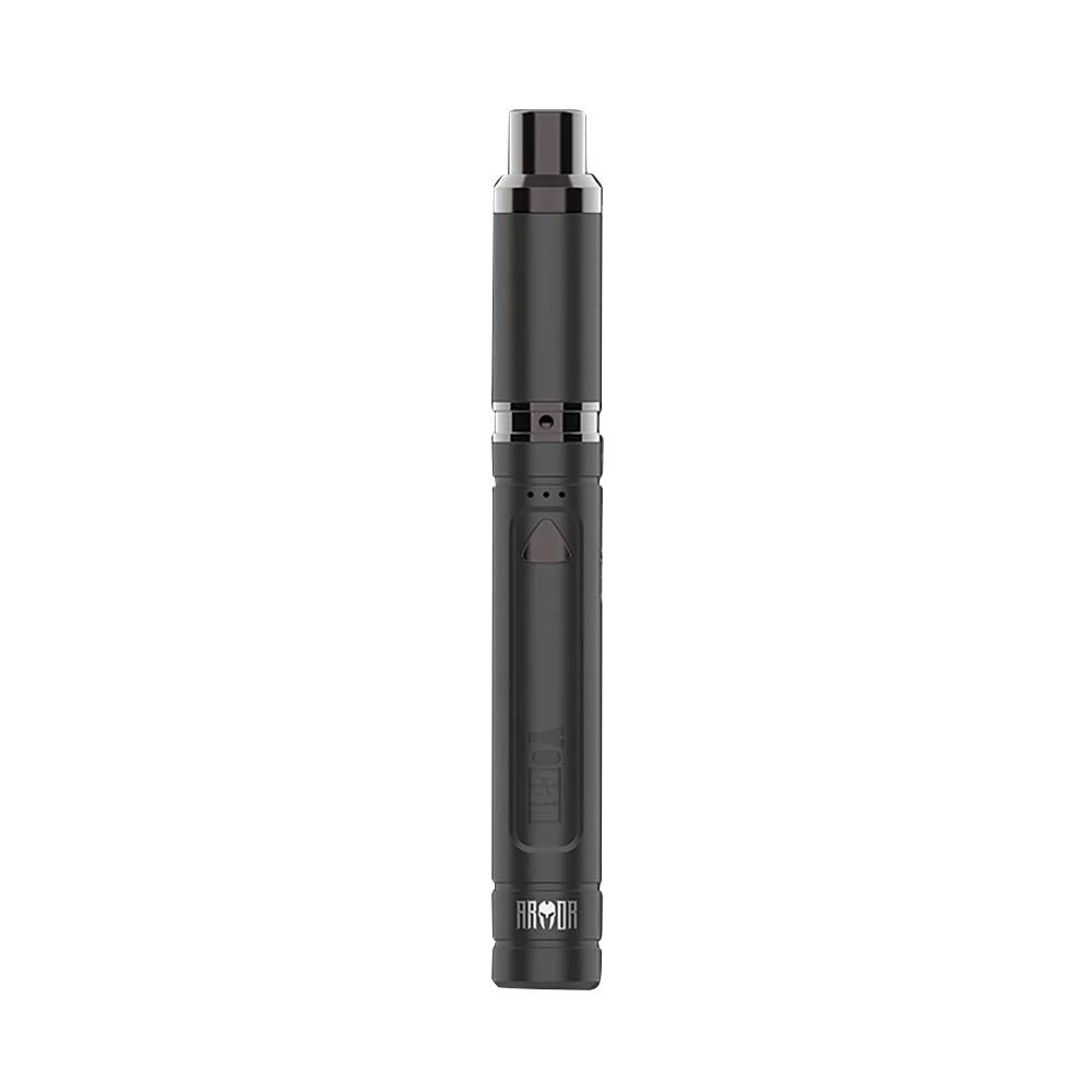 Yocan Armor Pen Vaporizer in Black, Portable 4" Quartz Dab/Wax Pen with Battery Power