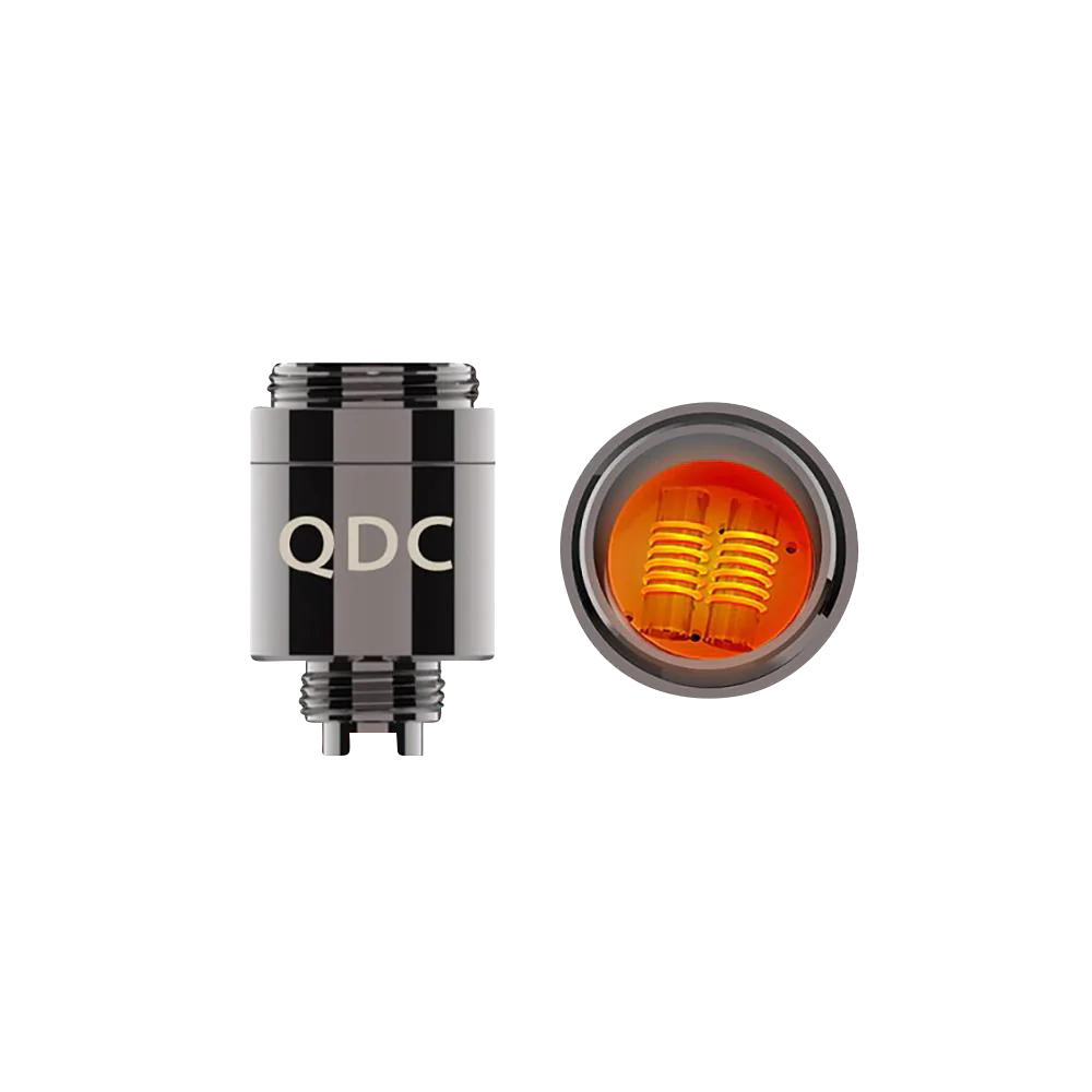Yocan Armor Replacement Quartz Dual Coil 5-Pack, portable design for vaporizers, top view
