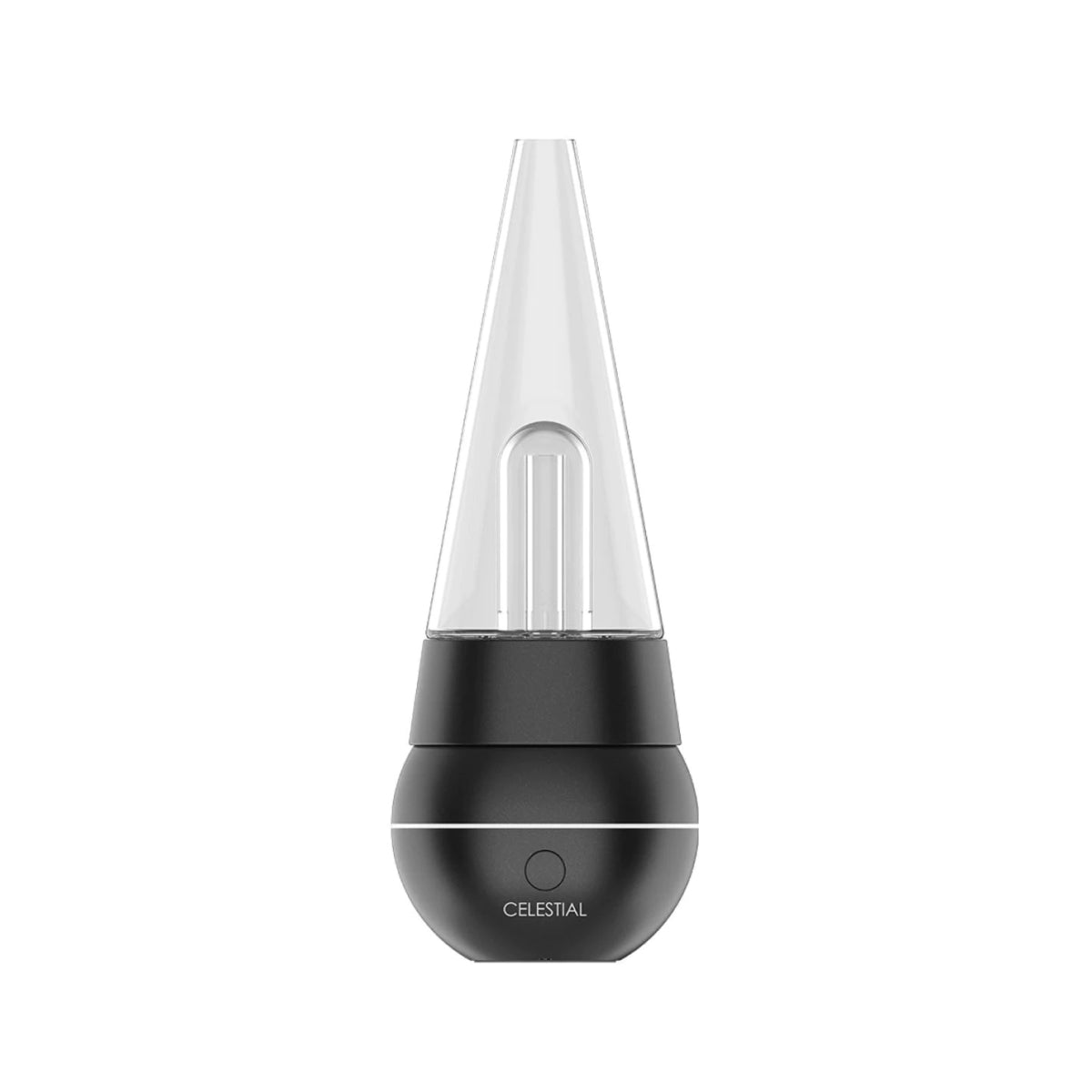 Yocan Celestial E-Rig in Black - Front View - 2500mAh Portable Vaporizer for Concentrates