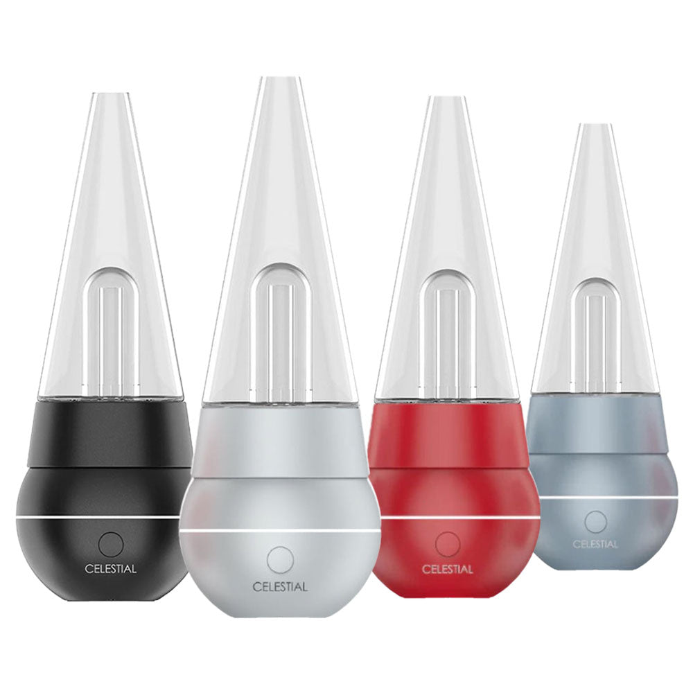 Yocan Celestial E-Rig in Black, Silver, Red, Blue - Compact 2500mAh Battery Powered