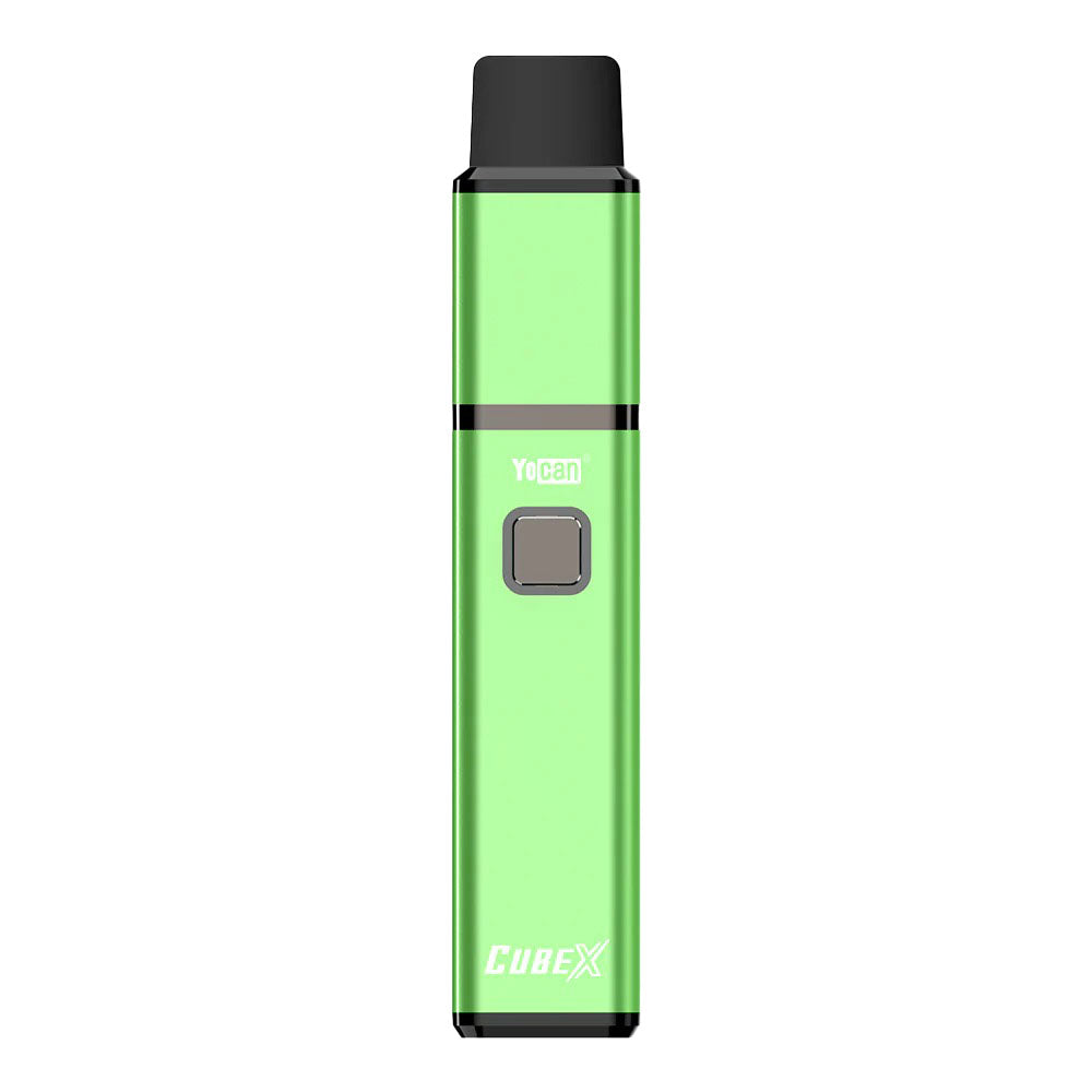 Yocan Cubex Green Concentrate Vaporizer, 1400mAh, Portable Design, Front View