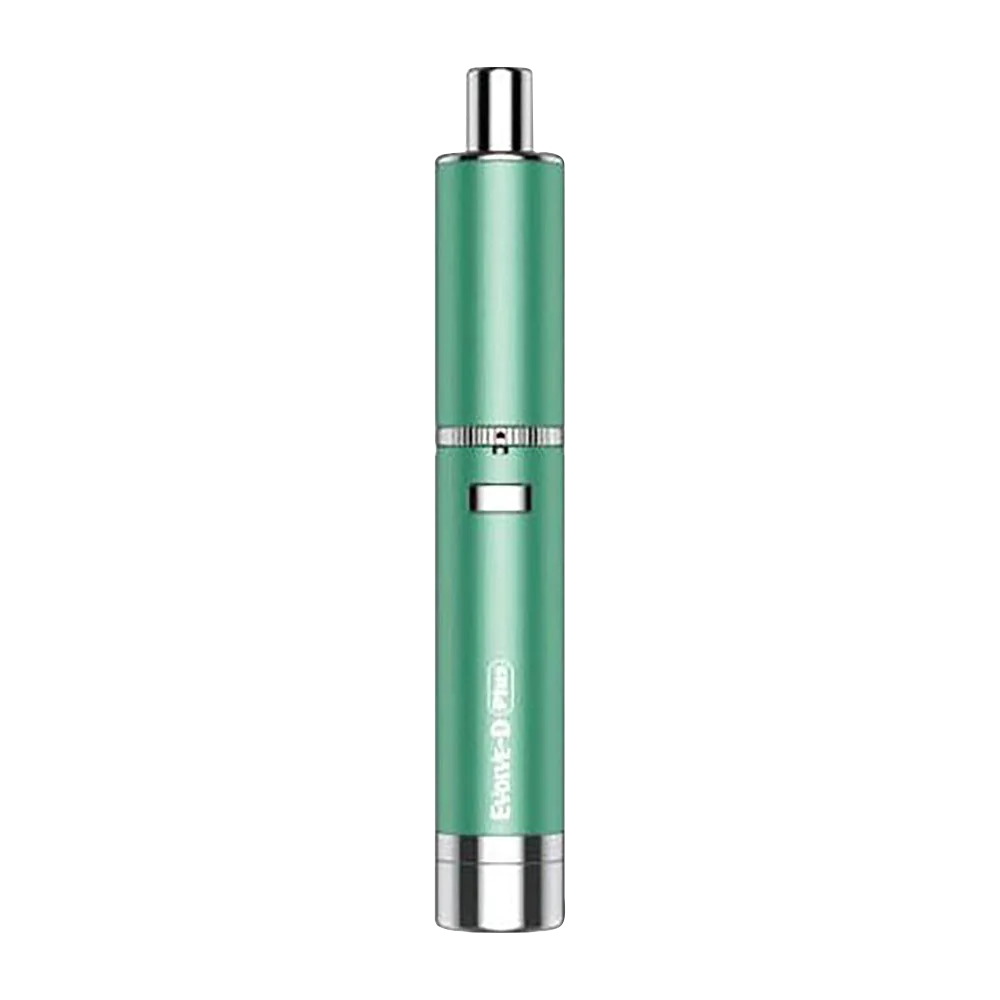 Yocan Evolve-D Plus Dry Herb Pen Vaporizer in Azure Green, front view on white background