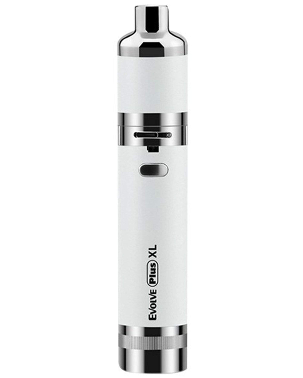 Yocan Evolve Plus XL Vaporizer in White, Front View, Portable Quartz Dab Pen for Concentrates