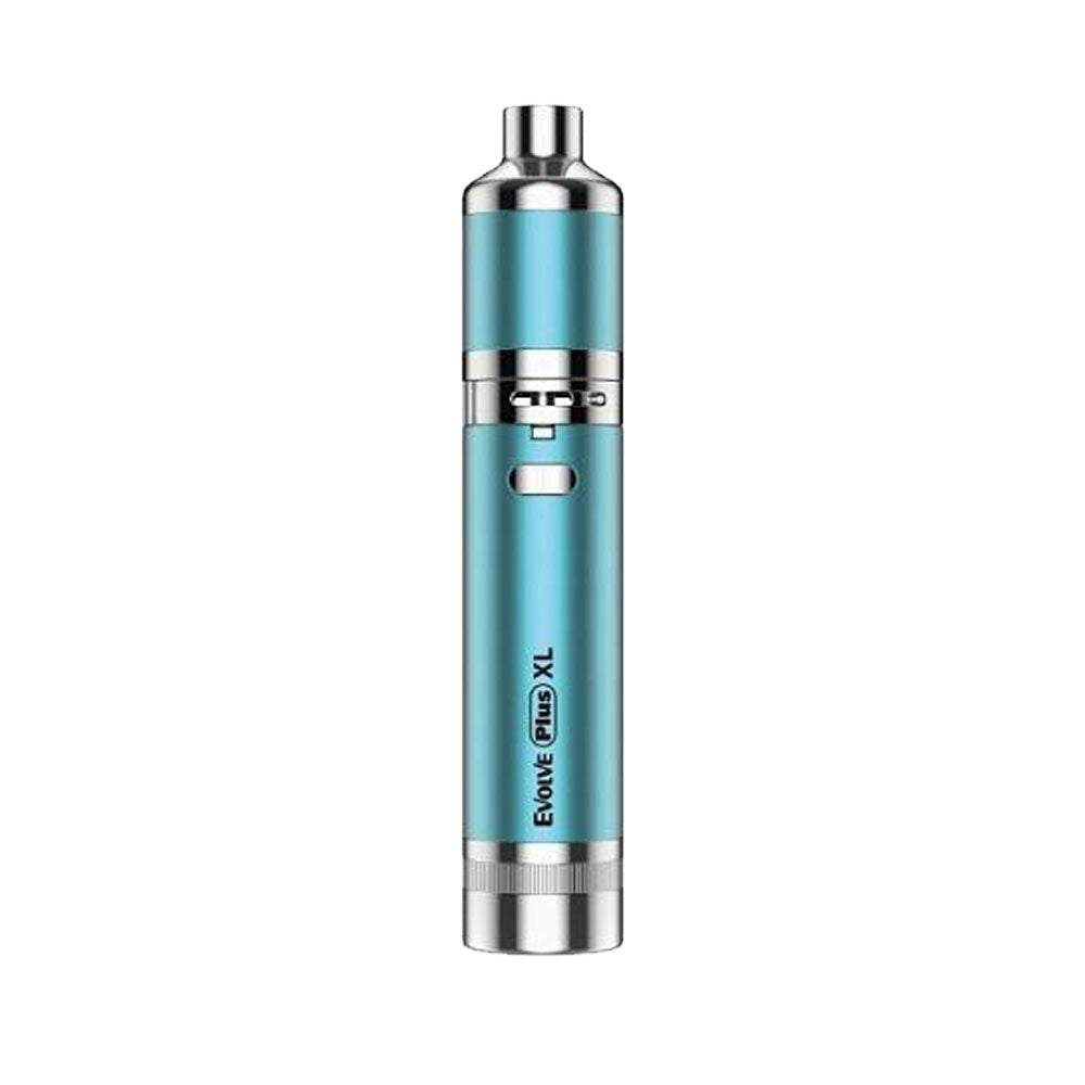 Yocan Evolve Plus XL Vaporizer in Sea Blue, compact design, portable dab/wax pen with quartz coil