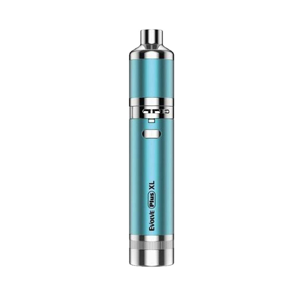 Yocan Evolve Plus XL Vaporizer in Sea Blue, compact design, portable dab/wax pen with quartz coil