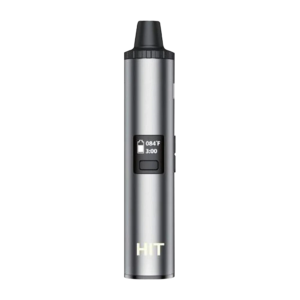 Yocan Hit Dry Herb Vaporizer in Silver, Portable 4.5" Battery-Powered with Ceramic Chamber