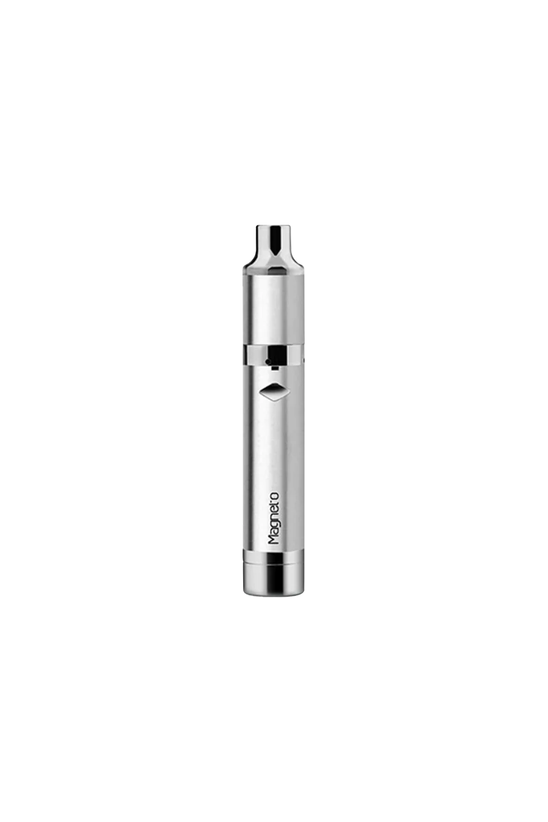 Yocan Magneto Dab Pen in Silver, 1100mAh battery, portable ceramic vaporizer for concentrates, front view