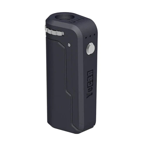 Yocan UNI Universal Portable Box Mod in Black, 650mAh battery, compact design for vaporizers